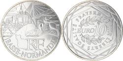 World Coins - France, 10 Euro, Basse Normandie, 2011, , Silver