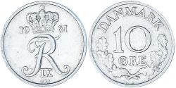 World Coins - Coin, Denmark, 10 Öre, 1961