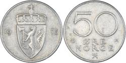 World Coins - Coin, Norway, 50 Öre, 1975