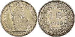 World Coins - Coin, Switzerland, Franc, 1962, Bern, , Silver, KM:24
