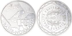 World Coins - France, 10 Euro, Basse-Normandie, 2010, Paris, , Silver, Gadoury:EU399
