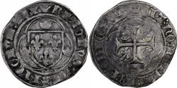 World Coins - France, Charles VII, Blanc à la couronne, 1436-1461, Châlons-sur-Marne