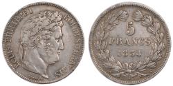 World Coins - Coin, France, Louis-Philippe, 5 Francs, 1834, Nantes, , Silver