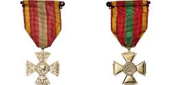 World Coins - France, Croix du Combattant Volontaire, WAR, Medal, 1939-1945, Very Good