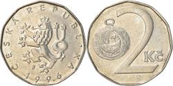 World Coins - Coin, Czech Republic, 2 Koruny, 1996, , Nickel plated steel, KM:9
