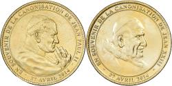 World Coins - Vatican, Token, Canonisation de Jean XXIII, 2014, Copper-nickel Aluminium