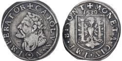 World Coins - Free city of Besançon, Charles V, Teston, 1639, Besançon, Immobilized