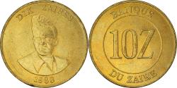 World Coins - Coin, Zaire, 10 Zaïres, 1988, , Brass, KM:19