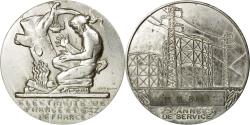 World Coins - France, Medal, Électricité de France et gaz de France, Dropsy,