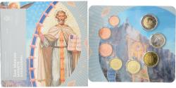 World Coins - San Marino, Set 1 ct. - 2 Euro, Coin Card, BU, 2018,