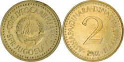 World Coins - Coin, Yugoslavia, 2 Dinara, 1982, , Nickel-brass, KM:87