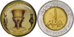 World Coins - Egypt, Token, Trésors des Pharaons, Golden Statue of God Amun, 2010/AH1431