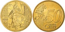 World Coins - France, 50 Euro Cent, BU, 2002, Pessac, Nordic gold, , KM:1287