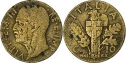 World Coins - Italy, Vittorio Emanuele III, 10 Centesimi, 1942, Rome, Aluminum-Bronze