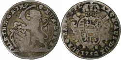 World Coins - Austrian Netherlands, Maria Theresa, Escalin, 1752, Bruges, Silver,