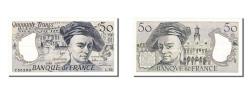 World Coins - Banknote, France, 50 Francs, 50 F 1976-1992 ''Quentin de La Tour'', 1988