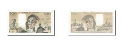 World Coins - Banknote, France, 500 Francs, 500 F 1968-1993 ''Pascal'', 1990, 1990-02-01