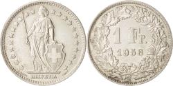 World Coins - Coin, Switzerland, Franc, 1958, Bern, , Silver, KM:24