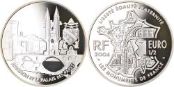 World Coins - France, 1-1/2 Euro, Avignon, 2004, Paris, Proof, , Silver, KM:1364