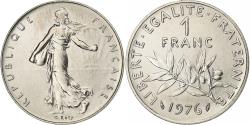 World Coins - France, Franc, Semeuse, 1976, Paris, FDC, Nickel, , Gadoury:474