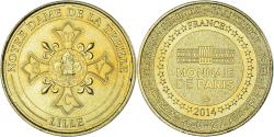 World Coins - France, Token, Touristic token, Notre-Dame de la Treille, Lille, 2014, MDP