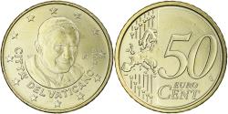 World Coins - Vatican, 50 Euro Cent, Pape Benoit XVI, 2012, Rome, Brass,