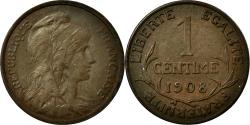 World Coins - Coin, France, Dupuis, Centime, 1908, Paris, , Bronze, KM:840