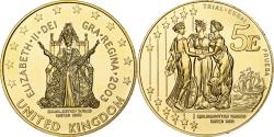 World Coins - United Kingdom, 5 Euro, Fantasy euro patterns, Essai-Trial, Proof, 2003, Brass