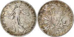 World Coins - Coin, France, Semeuse, 50 Centimes, 1916, Paris, , Silver, KM:854