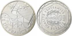 World Coins - France, 10 Euro, Euros des régions, Ile De France, 2010, Paris, Silver