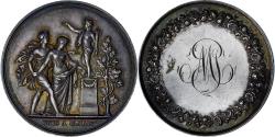 World Coins - France, Medal, Médaille de mariage, 1854, Petit, , Silver