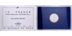 World Coins - France, 10 Francs, Millénaire Capétien, 1987, Monnaie de Paris, BU, Silver