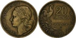 World Coins - France, 20 Francs, Guiraud, 1950, Beaumont-Le-Roger, 3 faucilles