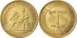 World Coins - Coin, France, Chambre de commerce, Franc, 1920, Paris,