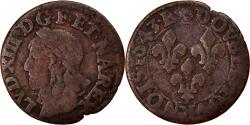 World Coins - Coin, France, Louis XIII, Double tournois de Warin, tête à gauche, Double