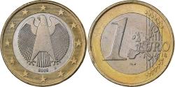World Coins - Germany, 1 Euro, 2002, Munich, Bi-Metallic,