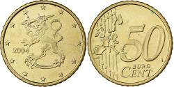 World Coins - Finland, 50 Euro Cent, 2004, Vantaa, Nordic gold,