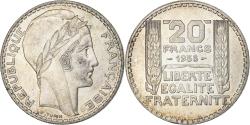 World Coins - France, 20 Francs, Turin, 1938, Paris, Silver, , Gadoury:852, KM:879