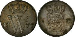 World Coins - Coin, Netherlands, William III, 1/2 Cent, 1877, , Copper, KM:90