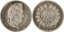 World Coins - Coin, France, Louis-Philippe, 1/4 Franc, 1837, Lille, , Silver