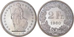 World Coins - Coin, Switzerland, 2 Francs, 1980, Bern, Proof, , Copper-nickel, KM:21a.1