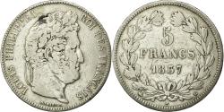 World Coins - Coin, France, Louis-Philippe, 5 Francs, 1837, Rouen, , Silver