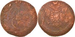 World Coins - Coin, Russia, Catherine II, 5 Kopeks, 1776, Ekaterinbourg, , Copper