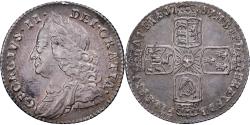 World Coins - United Kingdom, George II, 6 Pence, 1757, London, Silver, , Spink:3711