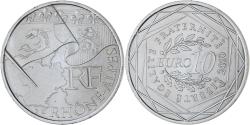 World Coins - France, 10 Euro, Euros des régions, 2010, Paris, Rhône-Alpes, , Silver