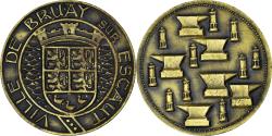 World Coins - France, Medal, Ville de Bruay sur Escaut - Mines, Business & industry