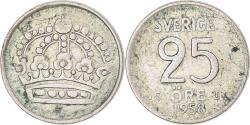 World Coins - Coin, Sweden, 25 Öre, 1958