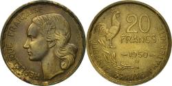 World Coins - Coin, France, Guiraud, 20 Francs, 1950, Beaumont - Le Roger,