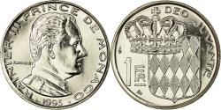 World Coins - Coin, Monaco, Rainier III, Franc, 1995, , Nickel, KM:140, Gadoury:MC