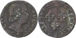 World Coins - Principality of Orange, Guillaume-Henri, Denier Tournois, 1652, Orange, Copper